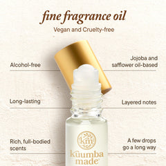 Kuumba Made Vanilla Musk, notas aromáticas de vainilla, tonka y sándalo