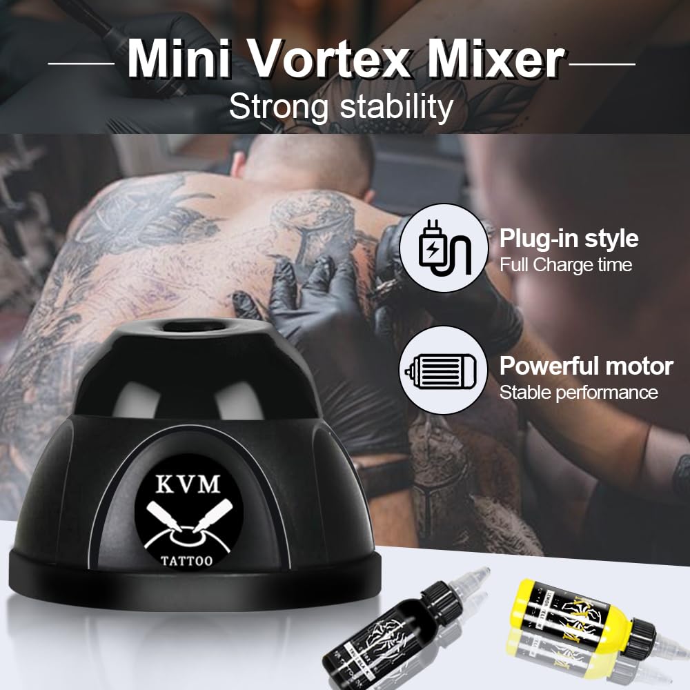 KVM Mini Vórtice pigmentos-acrilicos para emulsión estable y uniforme