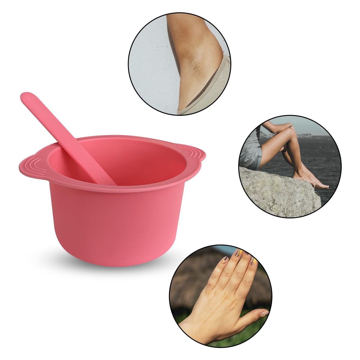 KVZVK package contents image confirms liner and spatula included.