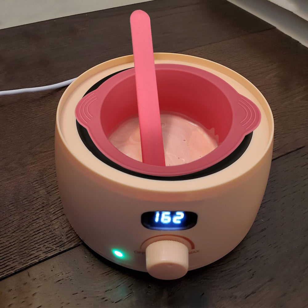 KVZVK liner inside wax warmer shows even heating for consistent melting.
