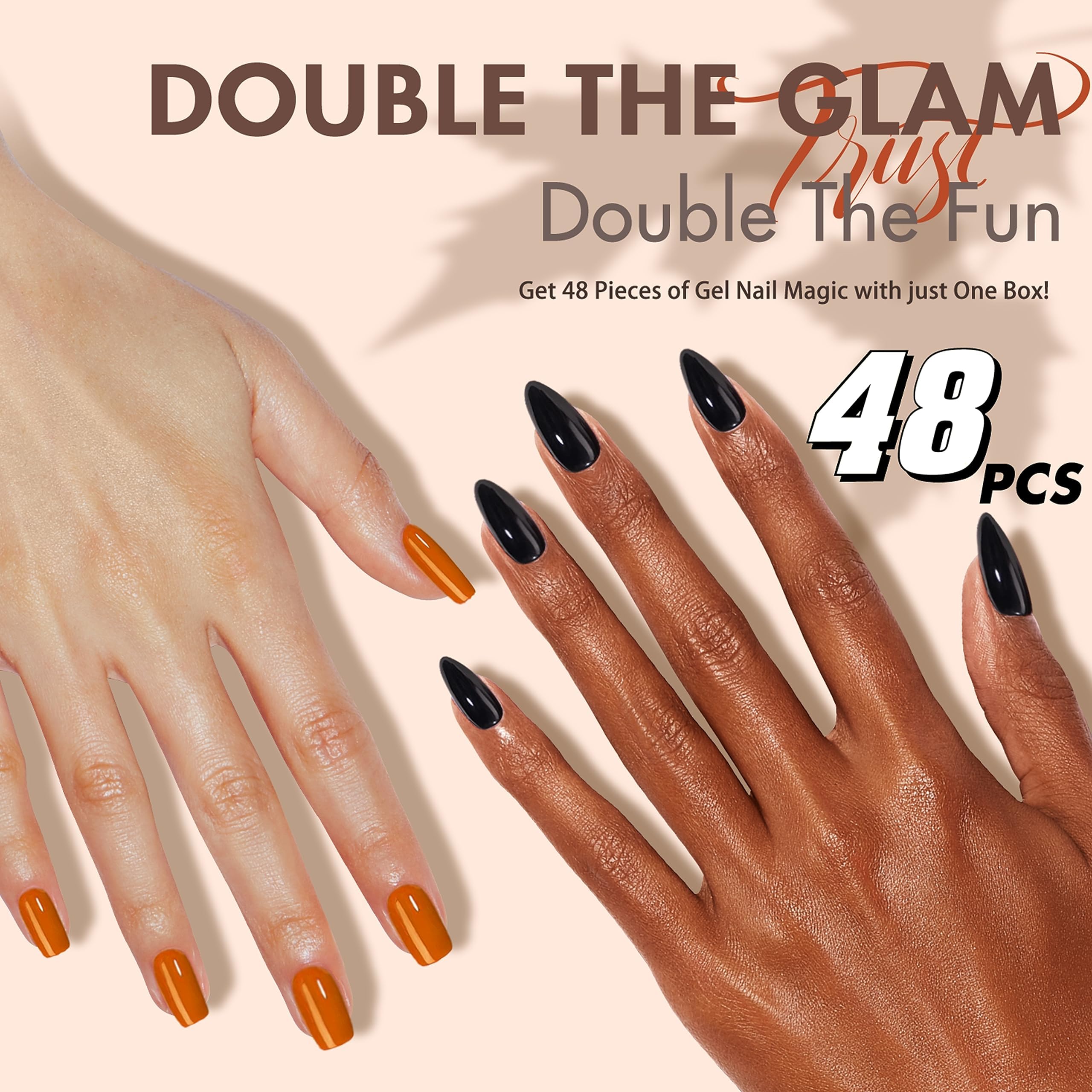 KXAMELIE reusable adhesive tabs for fast, easy nail application.