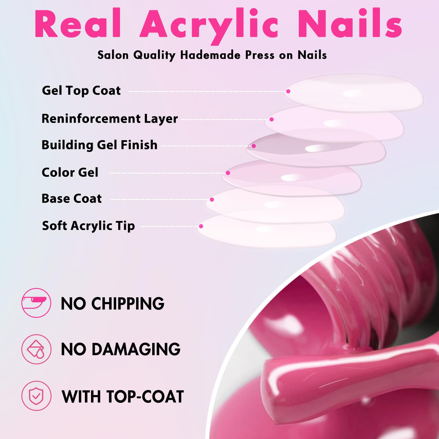 KXAMELIE nails offering a natural look for events and daily wear.