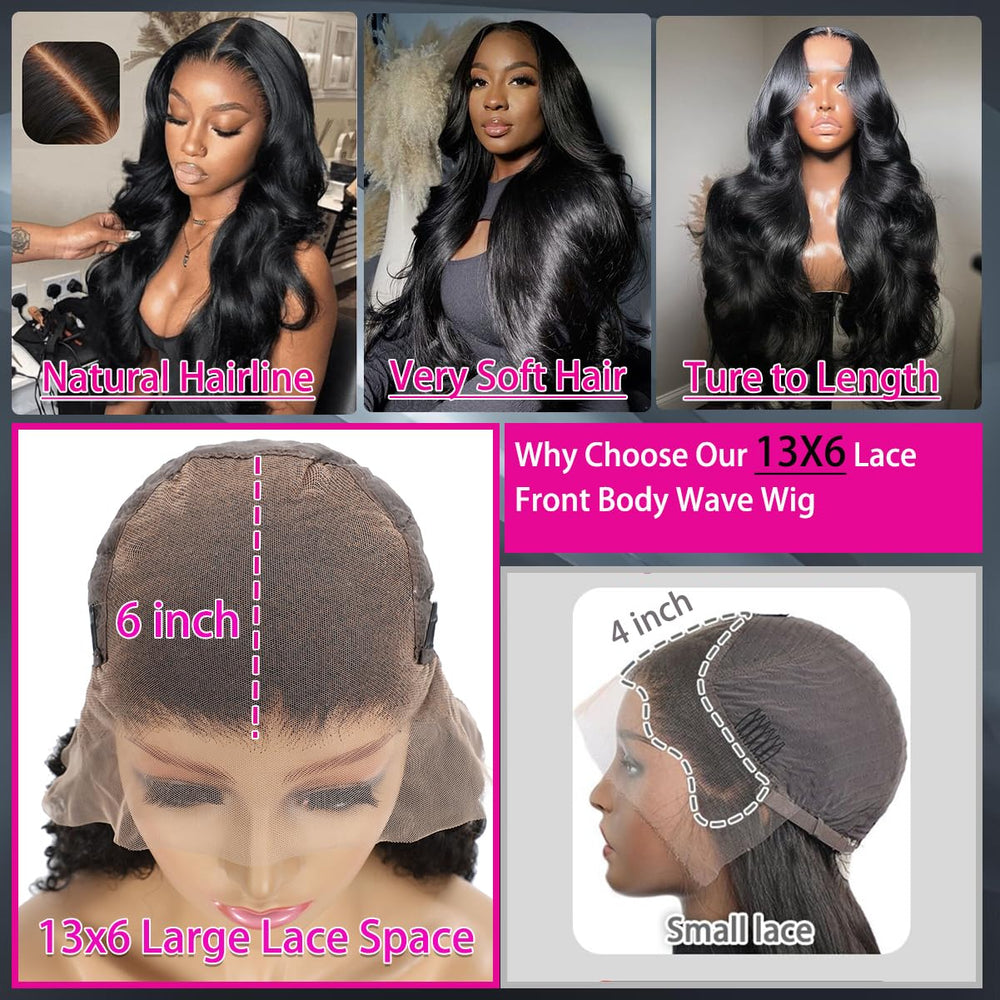 KXBKXB 13x6 HD lace front close-up reveals natural parting
