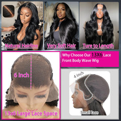 KXBKXB 13x6 HD lace front close-up reveals natural parting