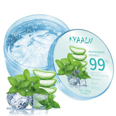 KYAALN Aloe Vera Gel en botella, hidratación suave para piel y cabello.