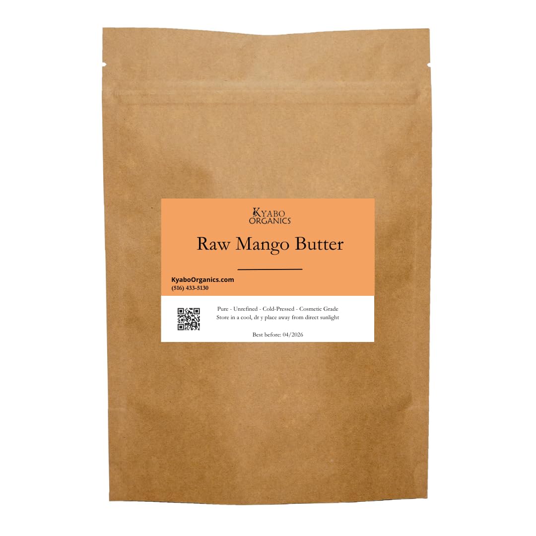 Kyabo Mango Butter 3Lbs package front, ready for DIY skincare preparations.
