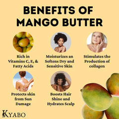 Kyabo mango butter creamy texture ideal for luxurious care.