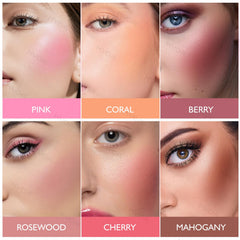 KYDA blush acabado radiante para realzar el color natural de las mejillas