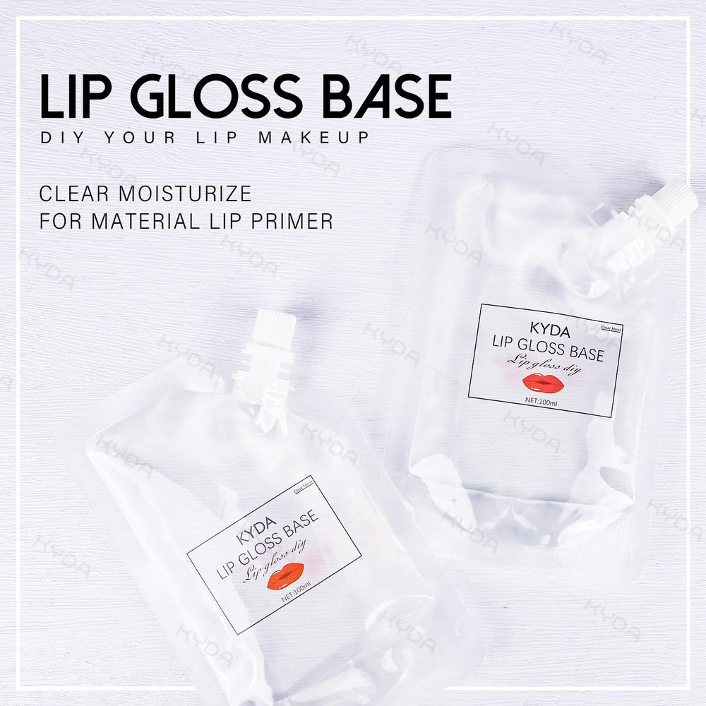 KYDA base gel labial cosmético facilita color y brillo con textura suave.