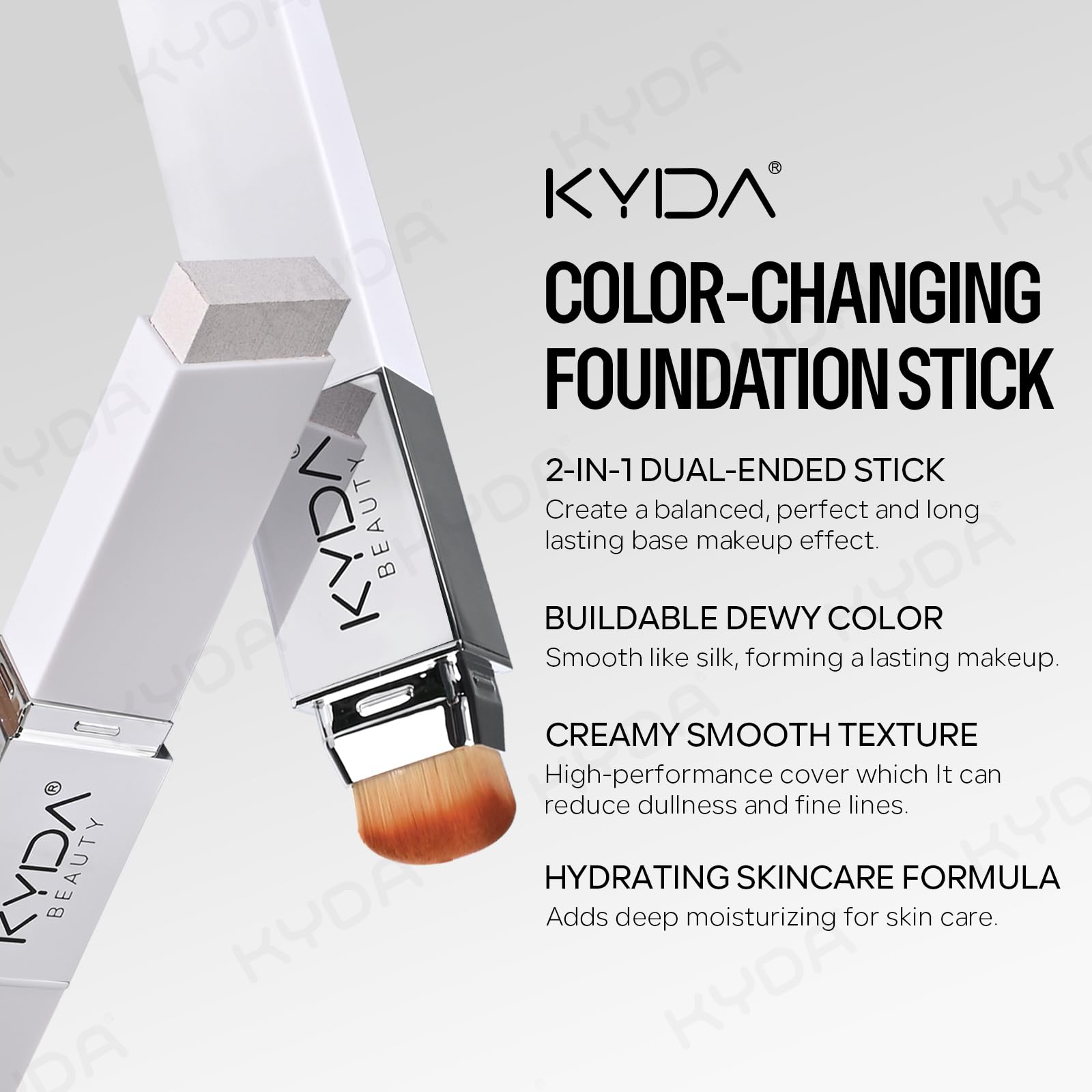 KYDA lightweight formula provides comfortable wear without a greasy feeling