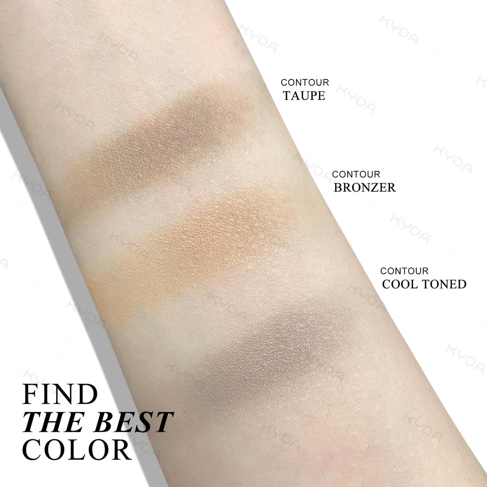 KYDA contour brush provides even product pickup for seamless blending