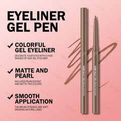 KYDA delineador gel punta 1.5 mm, precisión para trazos finos