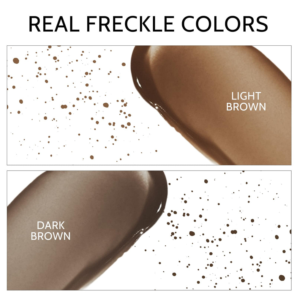 KYDA freckle pigments close-up, adaptable to all skin tones for daily wear.