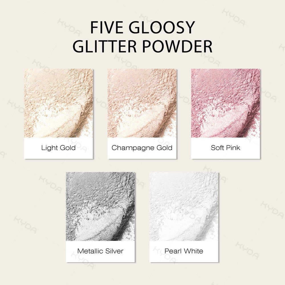 KYDA Glitter Powder Spray hair sparkle for festive accents