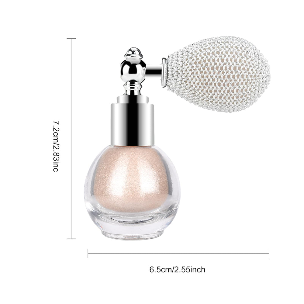 KYDA Glitter Powder Spray shoulders shine with subtle sparkle