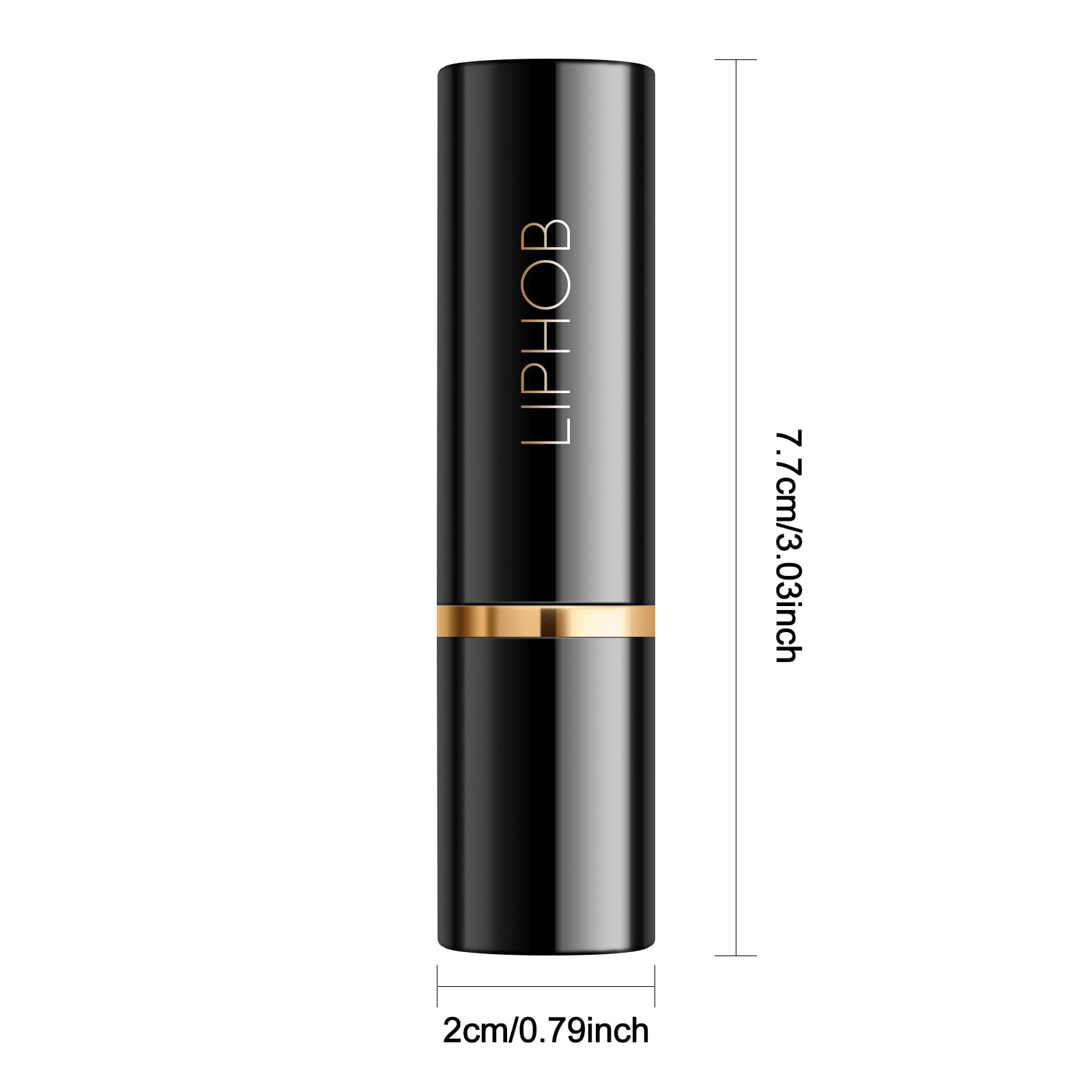 KYDA labial naranja, aplicación en varias capas para intensidad ajustable.