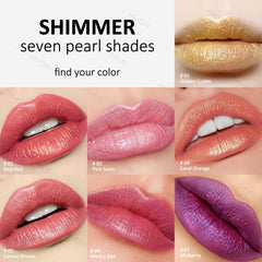 KYDA labial naranja, pigmento vivo para color duradero y llamativo.