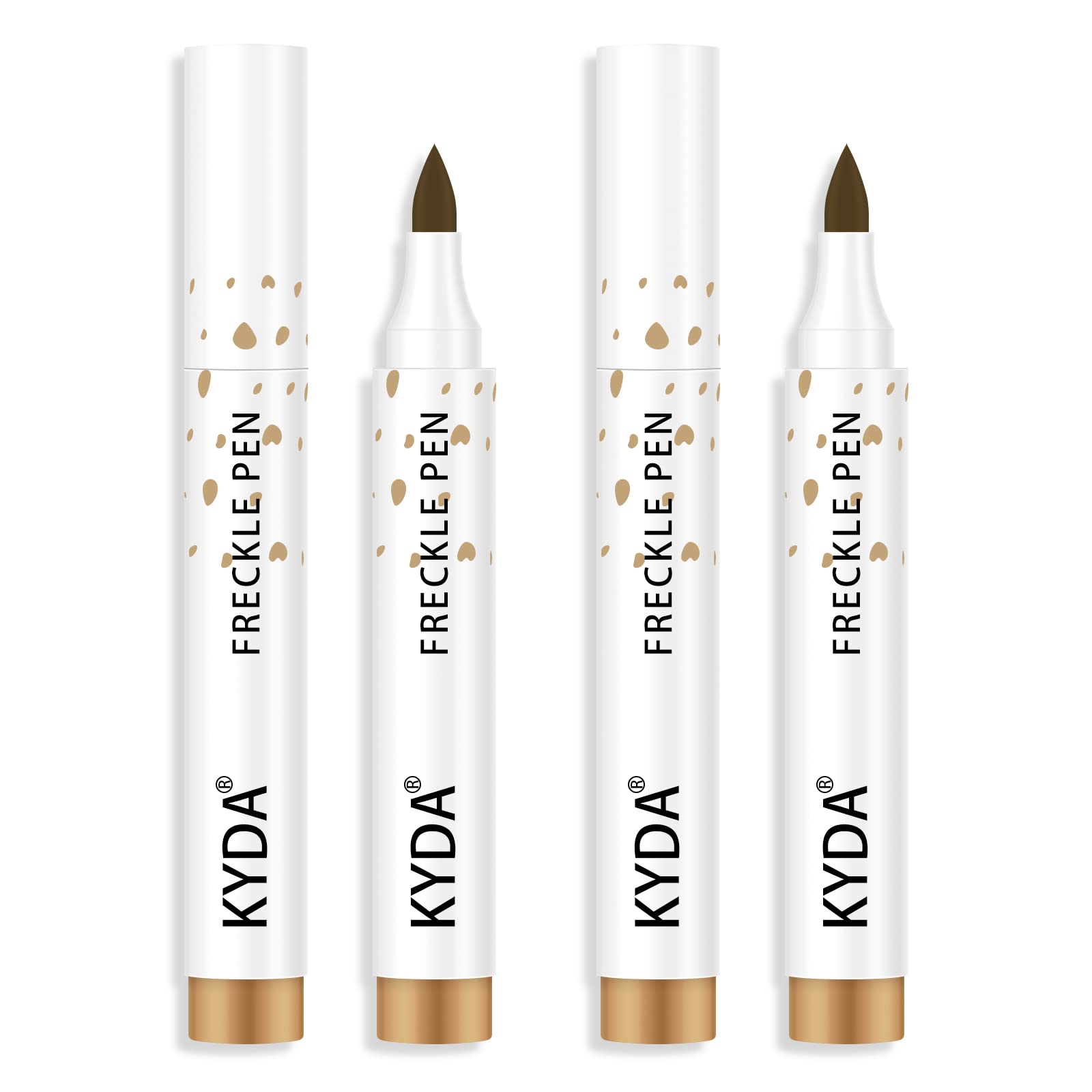 KYDA lapiz pecas natural tono marrón claro para un look sutil y auténtico.