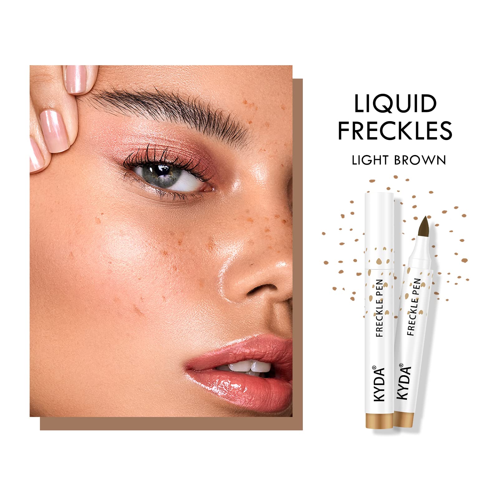 KYDA regalo ideal para maquillaje diario con pecas delicadas.