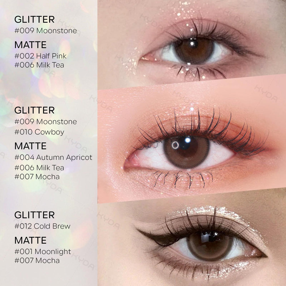 KYDA sombra mate, capas fáciles para looks diarios