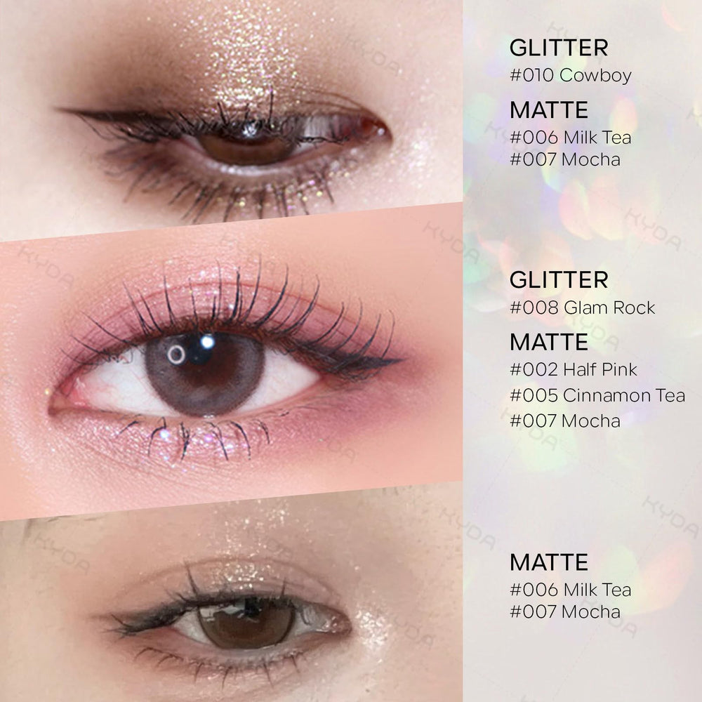 KYDA sombra mate, combinable con otras sombras para crear estilos