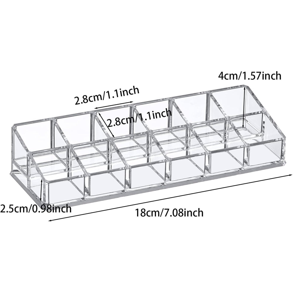 KYHYFJMD cosmetic display stand on dresser showing clutter-free vanity.