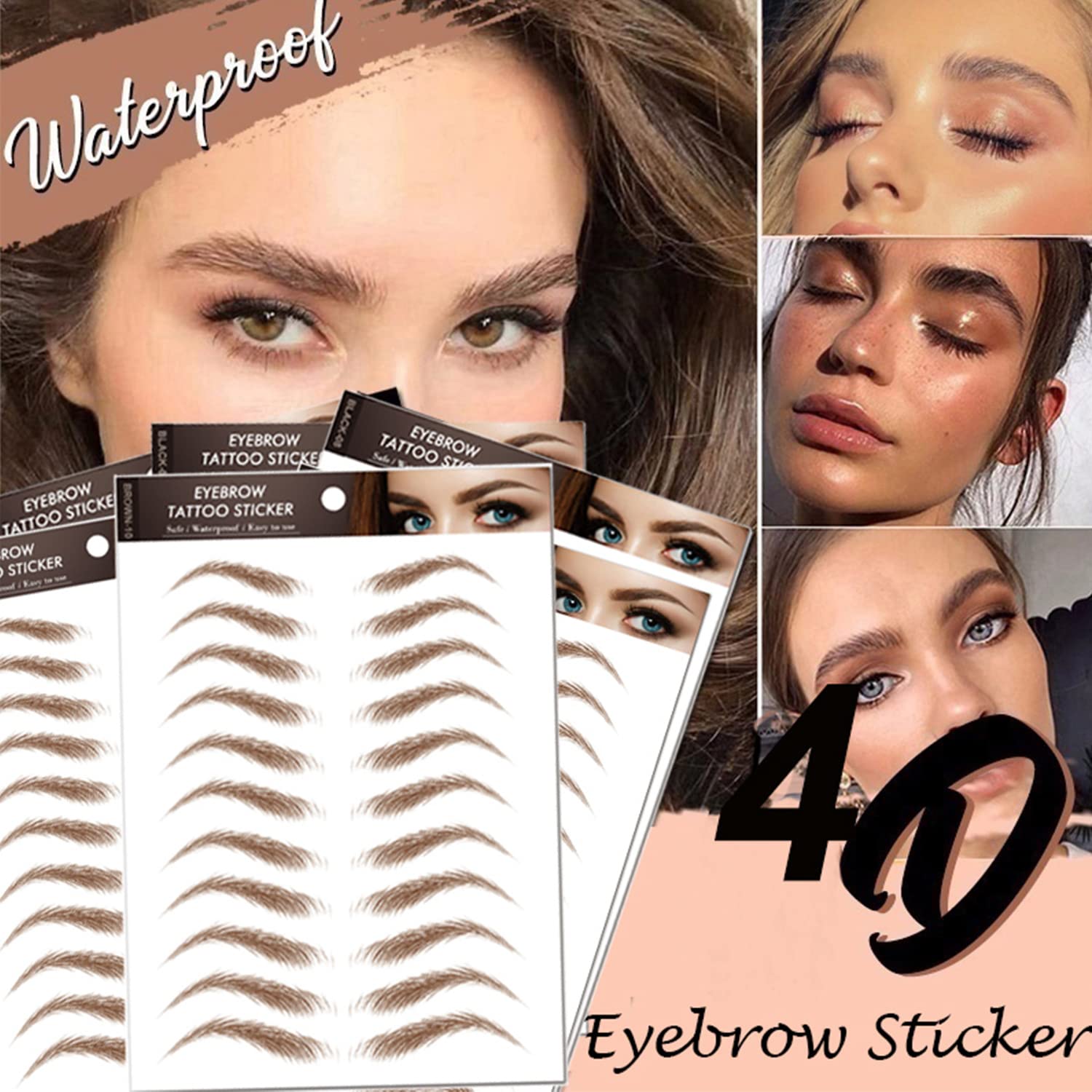 Kyzistn cejas tatuaje 4D, resultado natural de larga duración