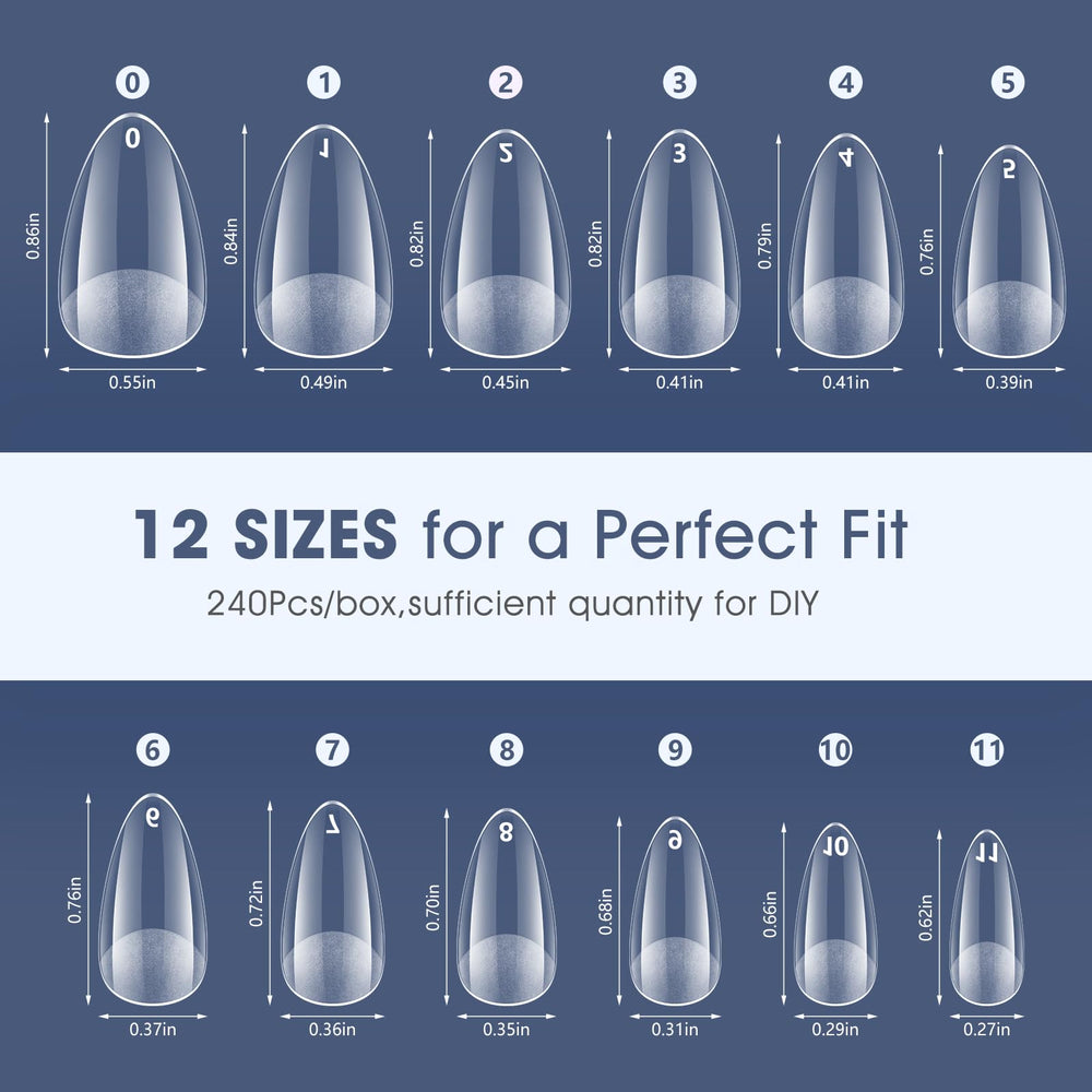 KZAOPZ 12 sizes numbered for effortless fit