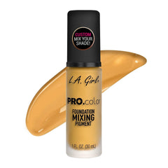 L.A. Girl PRO.color pigmento amarillo para tono dorado en la base