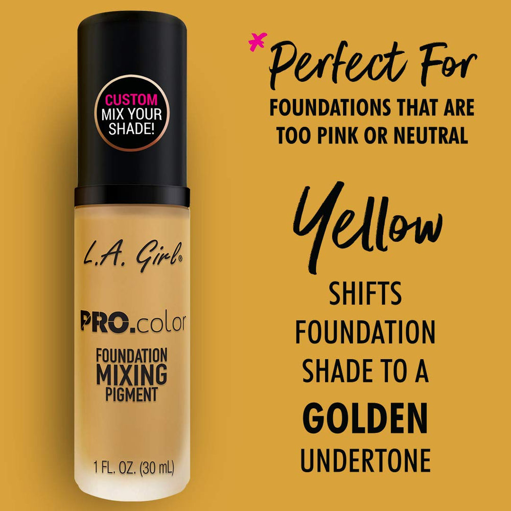 L.A. Girl PRO.color aplicación, persona mezclando pigmentos para tono perfecto diario