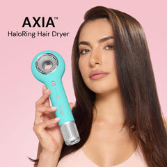 L'ANGE Axia HaloRing controls showcase four heat settings and dual speeds.