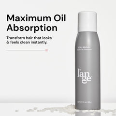 L'ANGE HAIR Aplicación en raíces: champú seco en aerosol para refrescar entre lavados