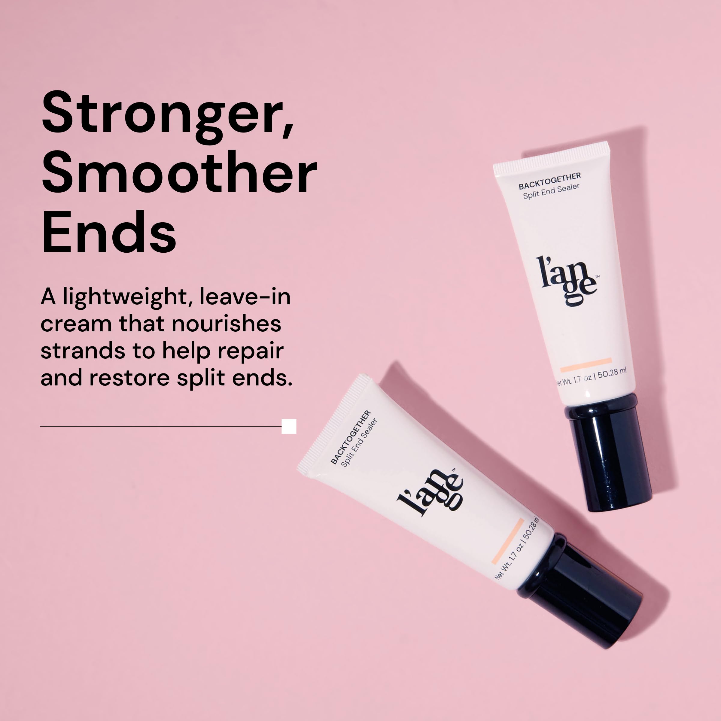 Aplicación manual de Backtogether para uso diario del cabello.