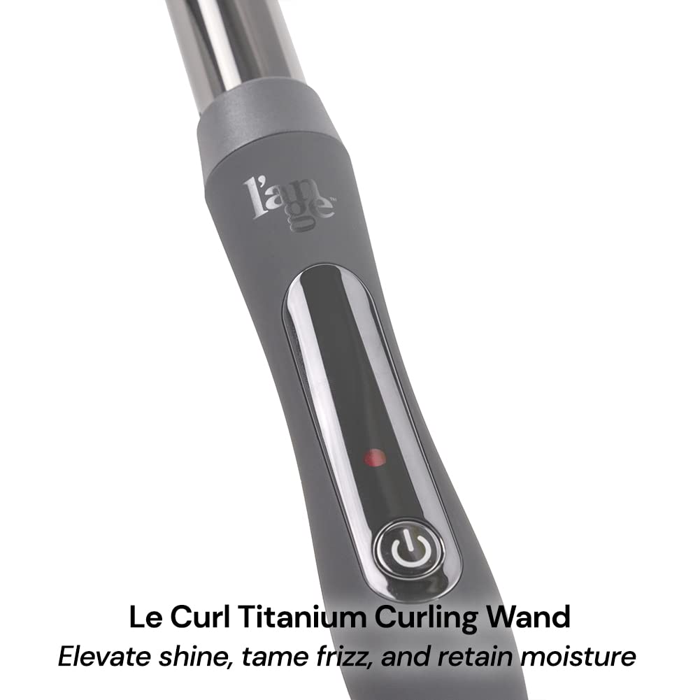 L'ANGE Hair Le Curl 25mm heat-ready shot highlights fast heat recovery