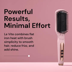 L'ANGE HAIR Le Vite panel controls showing precise temperature.