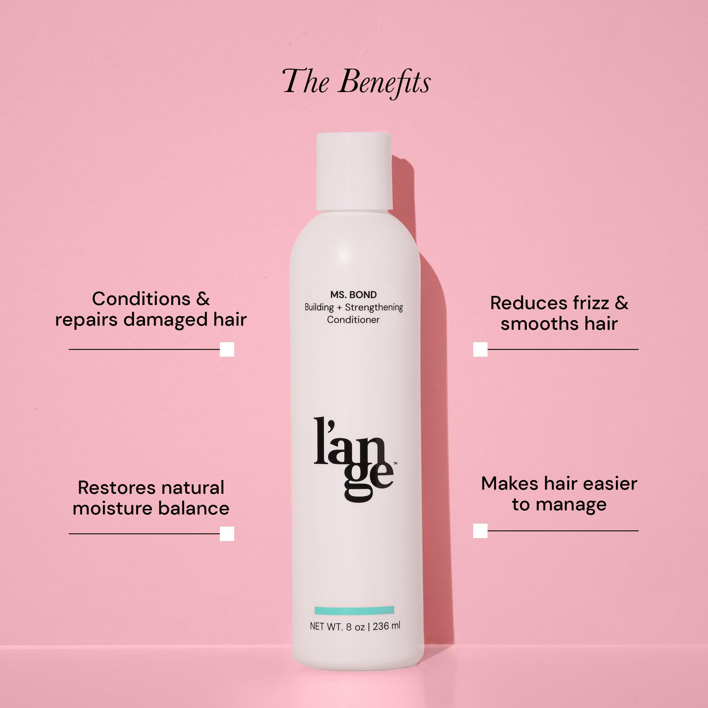 Protección contra calor y entorno con Ms. Bond para cabello más resistente