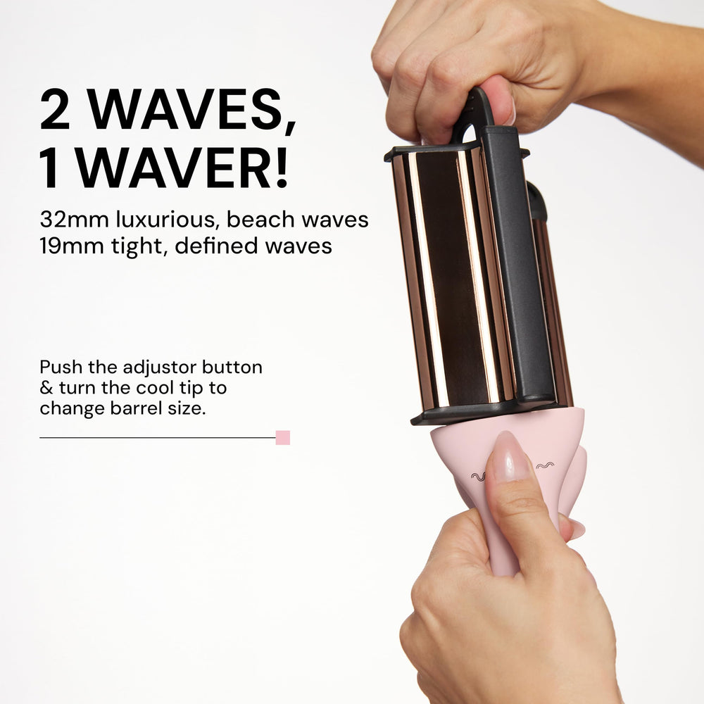 L'ANGE VersaWaver rotating barrel enables flexible wave length options.