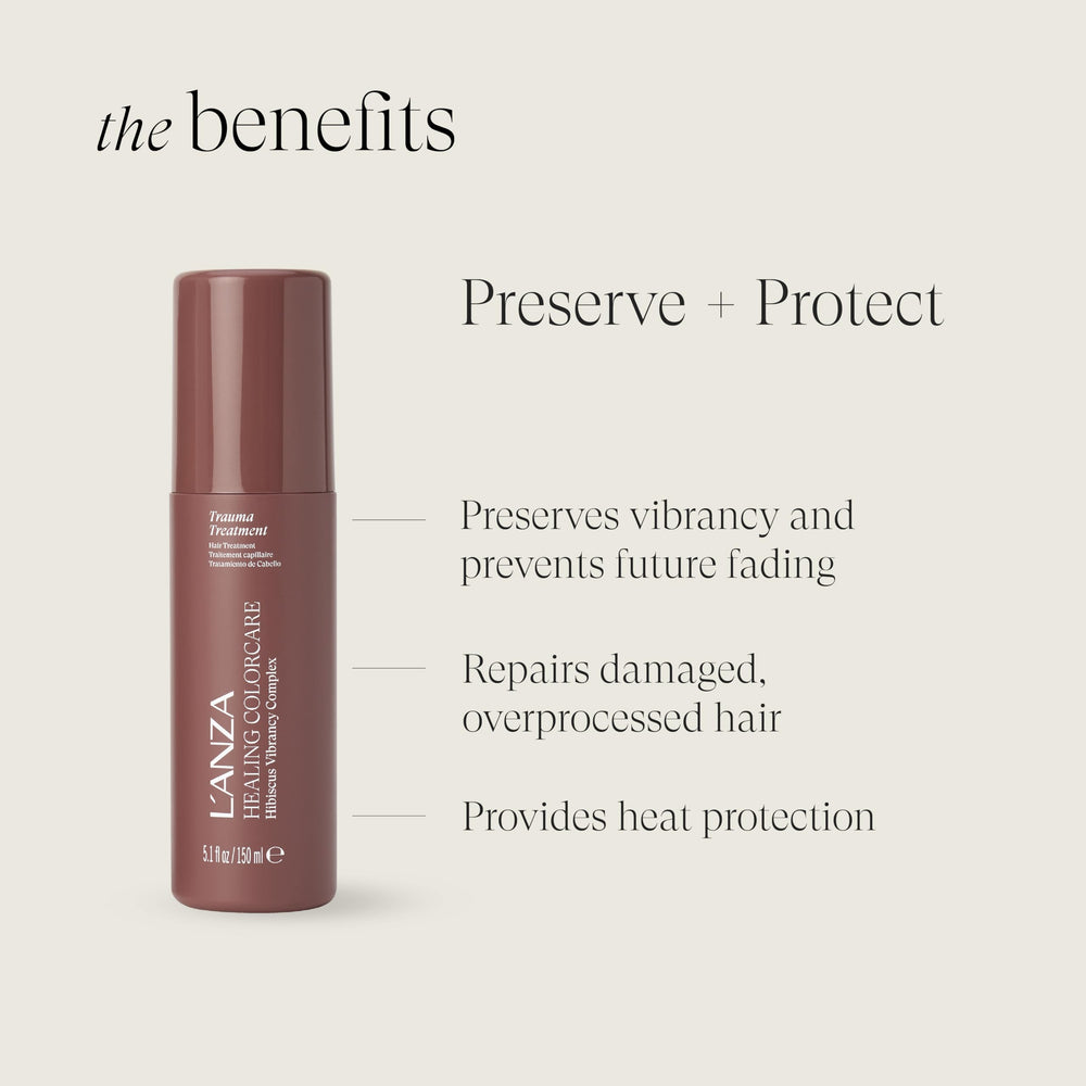 L’ANZA Trauma Treatment pump in use for easy daily application and color protection