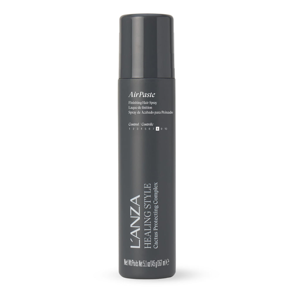 L’ANZA Healing Style Air Paste bottle for strong hold and smooth flyaway control.