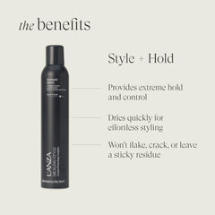 L’ANZA Healing Style spray adds shine without heaviness for sleek looks.