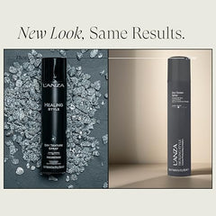 L’ANZA Healing Style Dry Texture Spray mist-dispense enables even application and texture.