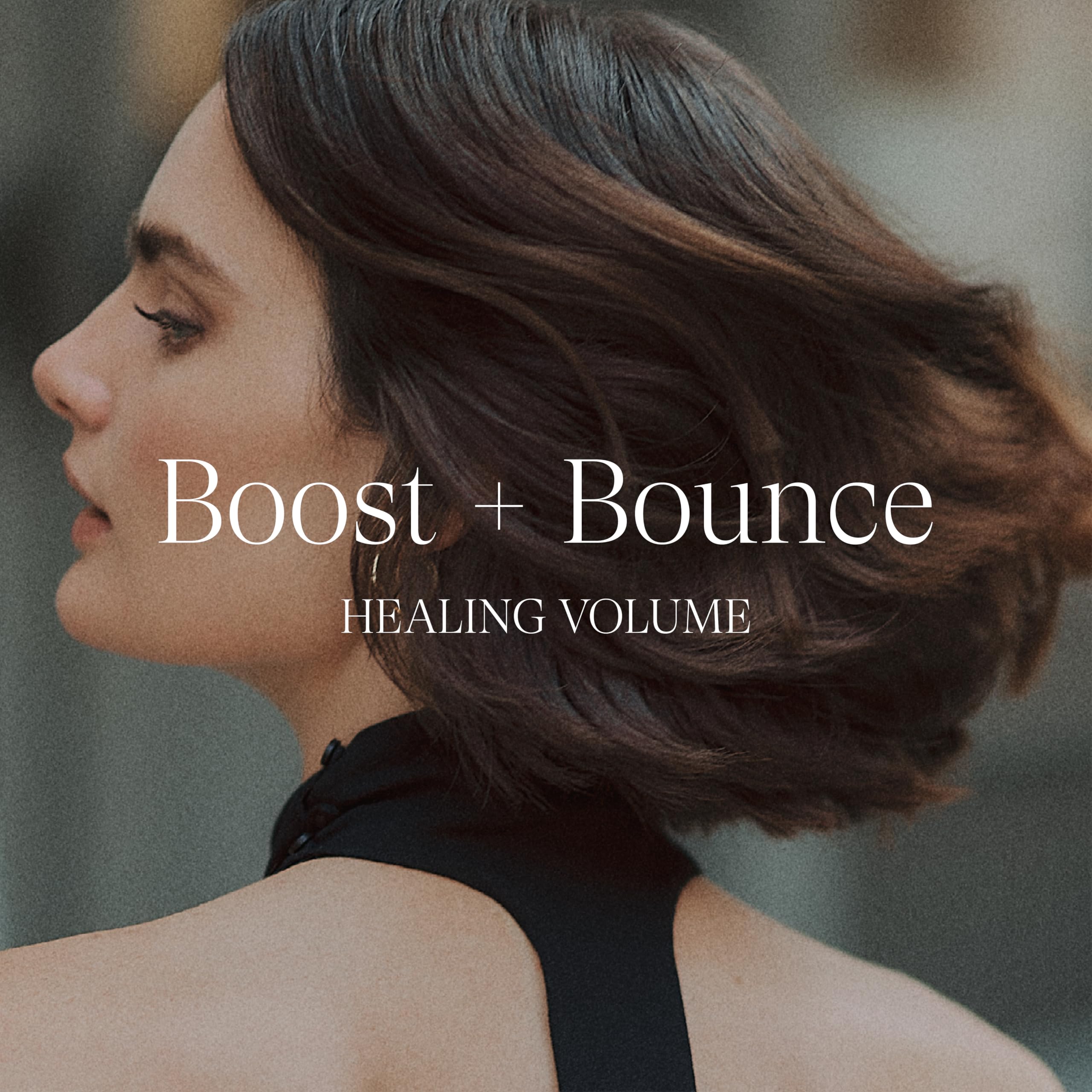 Fine, limp hair lifted with natural movement.
