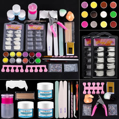 L-Bulice kit acrílico para principiantes, primera vista útil para manicuras caseras.