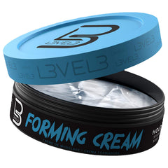 Crema modeladora L3 envase, práctico para uso diario y retoques.
