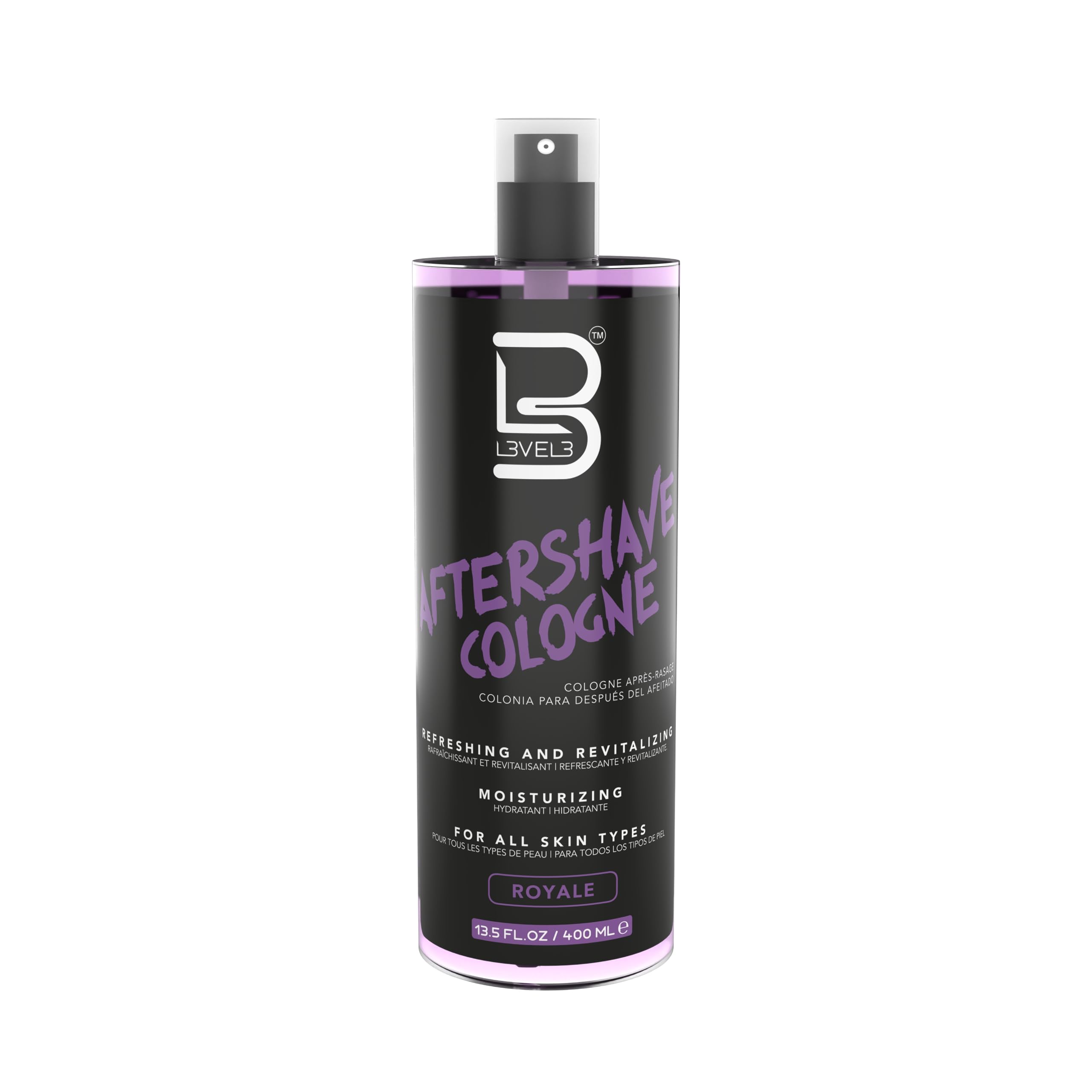 L3 Level 3 after shave spray bottle promotes smooth skin and refreshing feel.