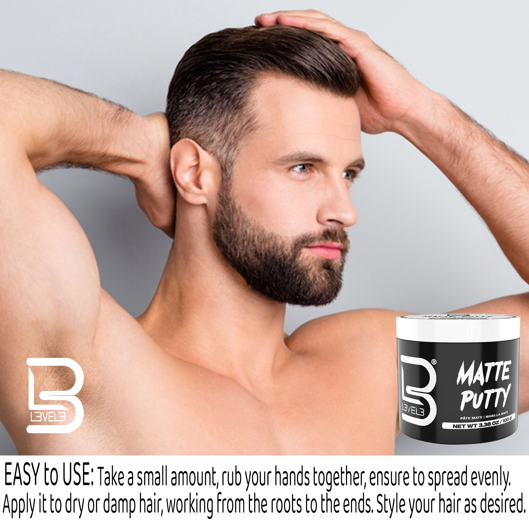 L3 Level 3 Matte Putty: textura mate para definir estilo.