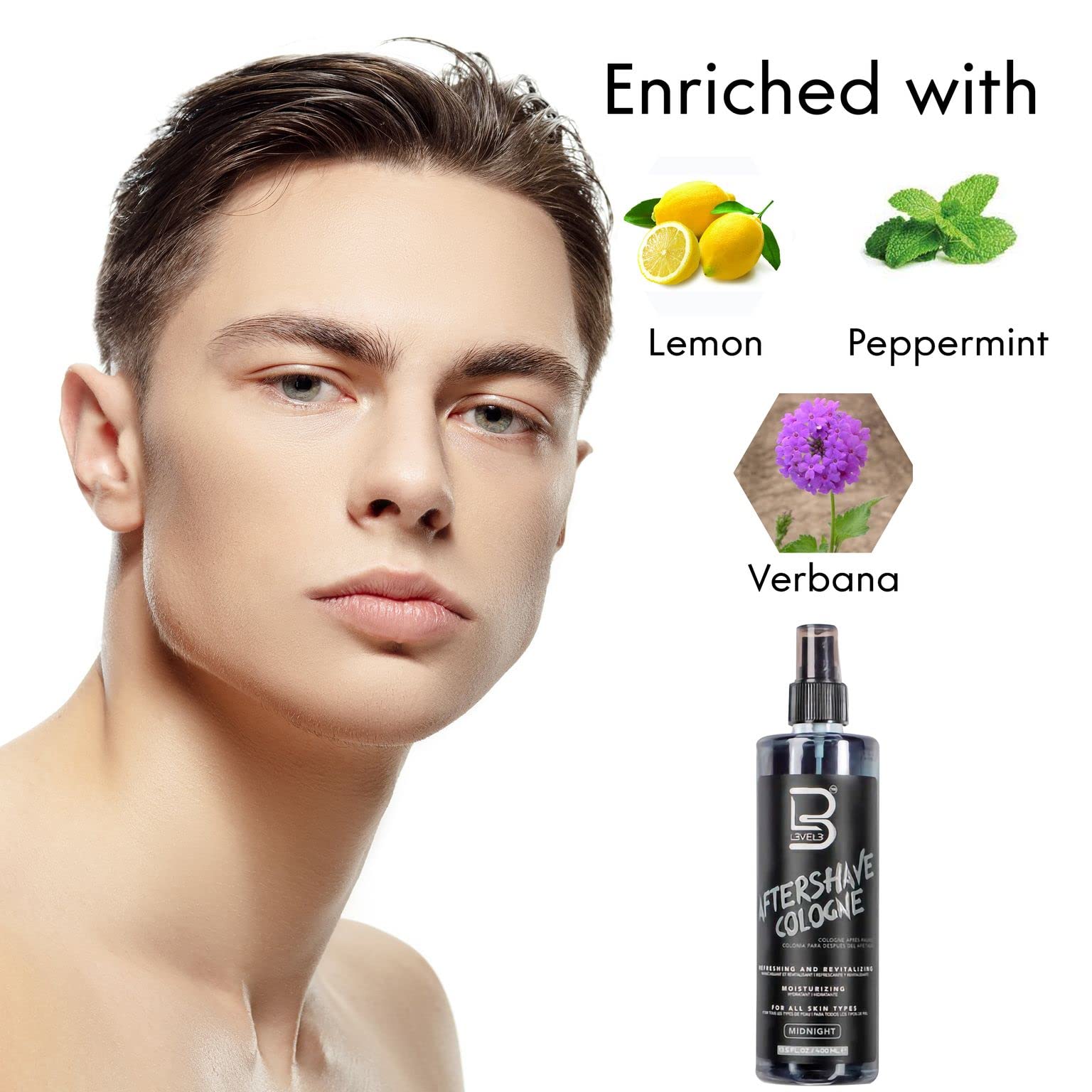 L3 Level 3 grooming routine image showing daily post-shave use.