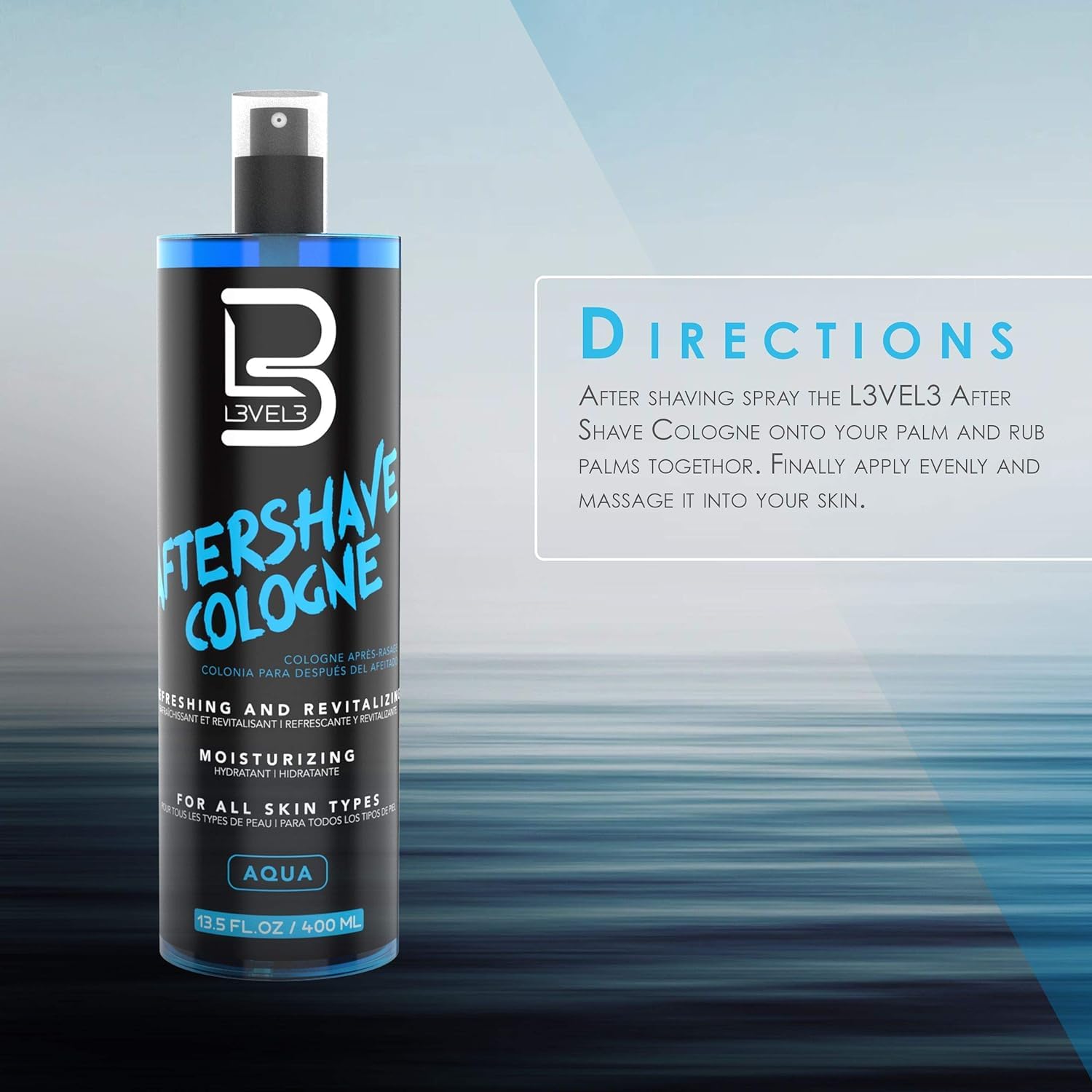 L3 Level 3 packaging box communicates premium grooming for men.