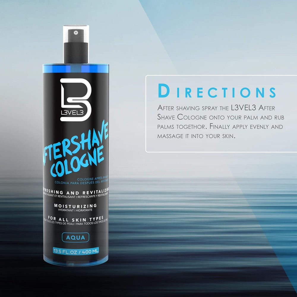L3 Level 3 packaging box communicates premium grooming for men.