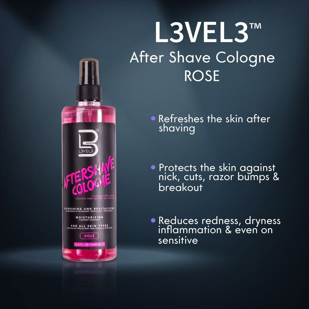 L3 Level 3 aftershave spray mist delivering refreshing, non-irritating quick-dry application